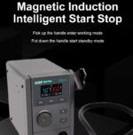 QUICK σταθμός θερμού αέρα QUICK857 Pro με air gun, 580W, 100-500 °C - Image 6