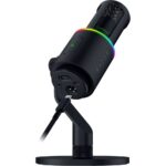 Razer SEIREN V3 PRO Black - 32Bit USB/XLR RGB Dynamic Microphone - Pop Filter - Shock Absorber - Image 4