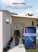 SECTEC smart κάμερα ST-428-4M-DL με προβολείς, dual lens, 4MP, Onvif PTZ - Image 5