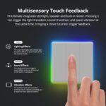 SONOFF smart διακόπτης T5-1C-86 με LED φωτισμό, μονός, Wi-Fi, λευκός - Image 5