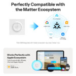 SONOFF smart επιτοίχιος διακόπτης dimmer Orb-DIM, WiFi, Matter, 400W, λευκός - Image 6