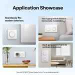 SONOFF smart επιτοίχιος διακόπτης ρολών Orb-RBS, WiFi, Matter, 1A, λευκός - Image 6