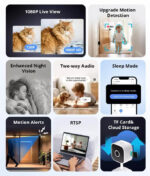 SONOFF smart κάμερα CAM-S2, 2MP, WiFi, SD - Image 5