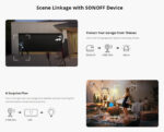 SONOFF smart κάμερα S-CAM με ηχητικό συναγερμό, 1080p FHD, Wi-Fi - Image 5