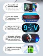 SUNSHINE tester μπαταριών SS-916 Ultra για Apple & Android smartphone, V3.0 - Image 3