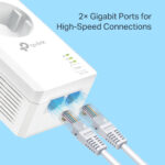 TP-LINK powerline kit TL-PA7027P KIT, passthrough, AV1000 1000Mbps, V1.0 - Image 5