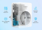 TP-LINK smart αντάπτορας ρεύματος TAPO-P100, Wi-Fi, ΒΤ, 4τμχ, Ver. 1.0 - Image 6