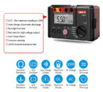 UNI-T Tester μόνωσης UT501A, 100V/250V/500V/1000V - Image 4