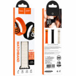 Watchband Hoco WA41 Parkour Series 38/40/41/42 mm Nylon Strap για Apple Watch series 1/2/3/4/5/6/7/8/9/SE/SE2 Λευκό - Image 2