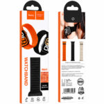Watchband Hoco WA41 Parkour Series 44/45/46/49mm Nylon Strap για Apple Watch series 1/2/3/4/5/6/7/8/9/se/ultra1/ultra2 Μαύρο - Image 2