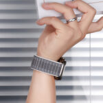 Watchband Hoco WA42 Fabric Series 44/45/46/49mm Nylon Strap για Apple Watch series 1/2/3/4/5/6/7/8/9/se/ultra1/ultra2 Γκρι - Image 4