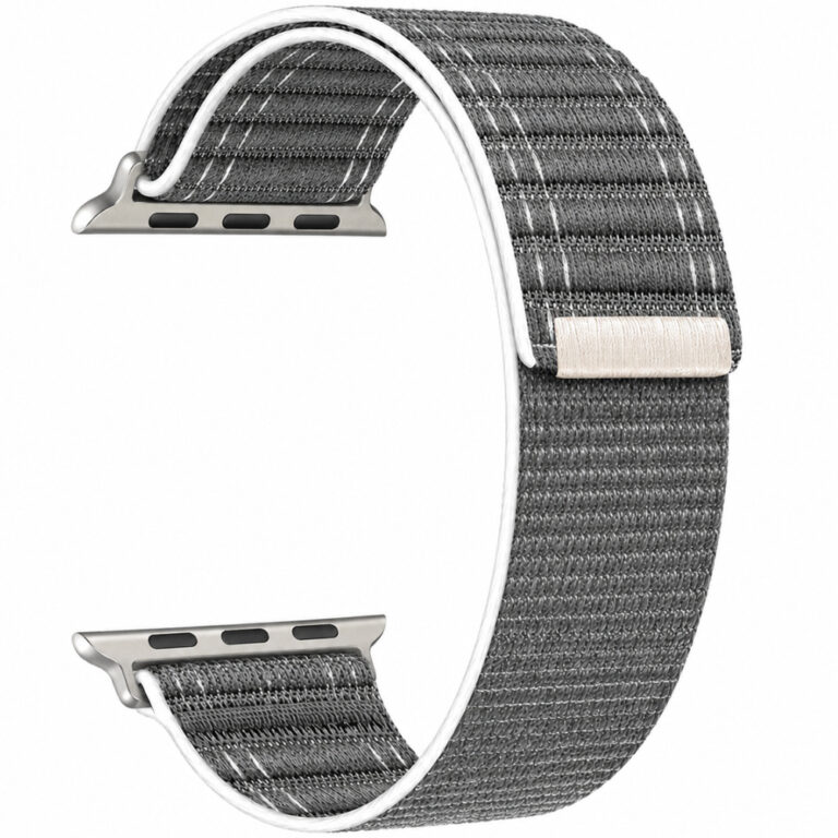 Watchband Hoco WA42 Fabric Series 44/45/46/49mm Nylon Strap για Apple Watch series 1/2/3/4/5/6/7/8/9/se/ultra1/ultra2 Γκρι