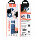 Watchband Hoco WH17 Original Series Silicone Strap για Samsung Huawei Xiaomi Vivo OPPO κα 22mm Universal Σκούρο Μπλε - Image 2