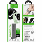 Watchband Hoco WH23 Flexible Series Silicon Band 40mm-44mm Starlight Grey για Samsung Watch8 - Image 2