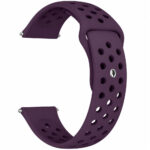 Watchband Hoco WH25 Flexible Series για Samsung Huawei Xiaomi Vivo OPPO κα 22mm Universal Μωβ Silicon Strap