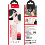 Watchband Hoco WH25 Flexible Series για Samsung Huawei Xiaomi Vivo OPPO κα 22mm Universal Ροζ Silicon Strap - Image 2