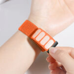 Watchband Hoco WH26 Parkour Series Fabric Strap για Samsung Huawei Xiaomi Vivo OPPO κα 22mm Universal Πορτοκαλί - Image 4