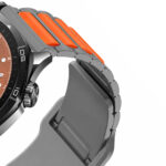 Watchband Hoco WH27 Flexible Series Silicon Strap για Samsung Huawei Xiaomi Vivo OPPO κα 22mm Universal Γκρι-Πορτοκαλί - Image 3