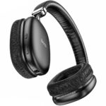 Wireless Ακουστικά Stereo Hoco W35 Hi-Fi v5.3 400mAh με Υποδοχή MicroSD και AUX Μαύρα - Image 3