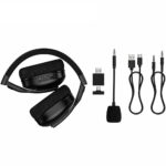 Ακουστικά Gaming Ασύρματα Hoco W114 Magic Surround Stereo v5.4 600mAh με Αποσπώμενο Μικρόφωνο και Δυνατότητα Ενσύρματης Χρήσης Μαύρο - Image 3