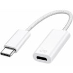 Αντάπτορας Apple Lightning σε USB-C MUQX3ZM/A Braided Λευκός - Image 2