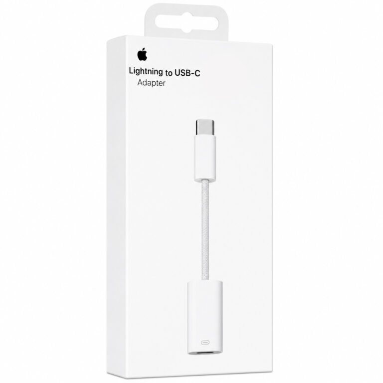 Αντάπτορας Apple Lightning σε USB-C MUQX3ZM/A Braided Λευκός
