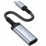 Αντάπτορας Hoco UA43A USB-C σε HDMI 4K 30Hz Braided Μαύρος 20cm - Image 3