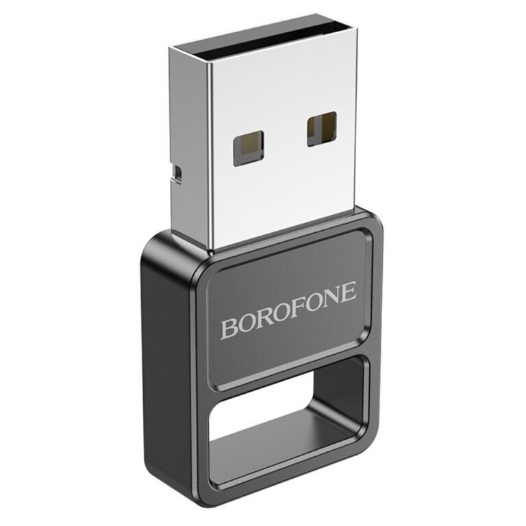 Αντάπτορας Wireless Borofone DH8 USB Bluetooth v5.1 Απόσταση 10m Ταχύτητα 3.0Mbps Μαύρος