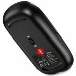 Ασύρματο Επαναφορτιζόμενο Ποντίκι Hoco GM43 Adelanto 450mAh Dual Mode 2.4GHz και BT με 3 Πλήκτρα 1600 DPI Γκρι - Image 3