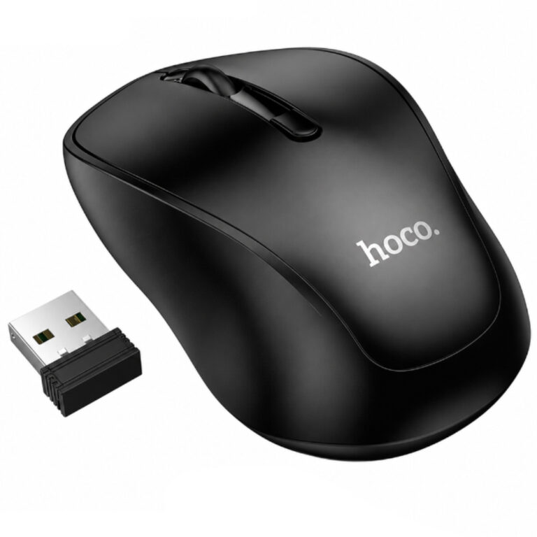 Ασύρματο Ποντίκι Hoco GM41 Dual Mode 2.4GHz και BT v5.2 με 4 Πλήκτρα 1600 DPI Μαύρο