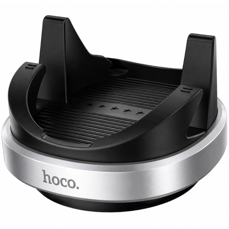 Βάση Στήριξης Αυτοκινήτου Hoco H100 Gentle για Στήριξη σε Ταμπλό 360° Περιστροφή για Συσκευές 4.5"-7" Μαύρη
