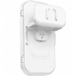 Βάση Στήριξης Επιτοίχια Hoco HD16 για συσκευές 4,5"-7" Αδιάβροχη με Αεροστεγές Κλείσιμο και Διάφανη Προστατευτική Touch Μεμβράνη Λευκή - Image 3
