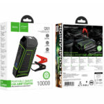 Εκκινητής Μπαταρίας Αυτοκινήτου Hoco QS1 600A και Power Bank 10000mAh 5V/2.4A 2xUSB-A 1xUSB-C με SOS Mode και Φακό Μαύρος - Image 2