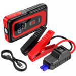 Εκκινητής Μπαταρίας Αυτοκινήτου Hoco QS3 Victory 1200A και Power Bank 10000mAh 18W 2xUSB-A με SOS Mode και Φακό Μαύρος