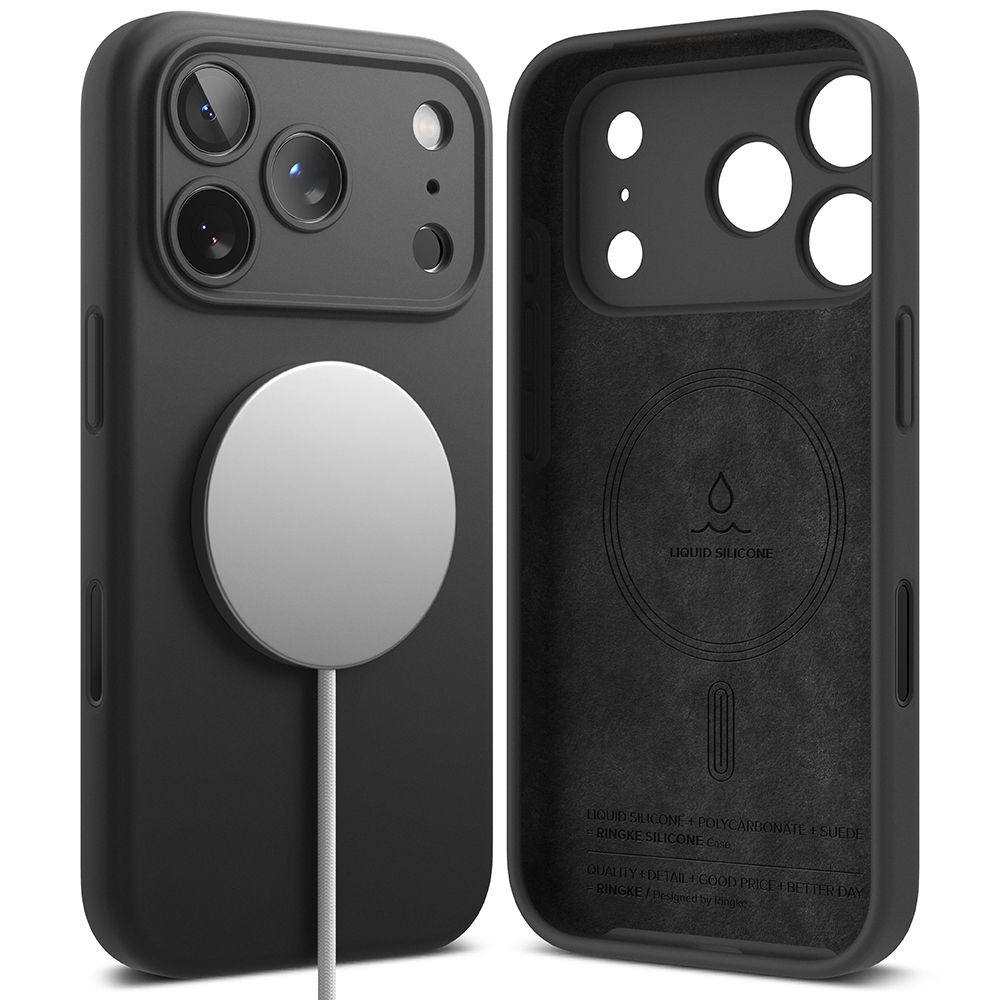 Θήκη-Ringke-Silicone-Magsafe-για-Apple-iPhone-17-Pro-Μαύρη Θήκη Ringke Silicone Magsafe για Apple iPhone 17 Pro Μαύρη