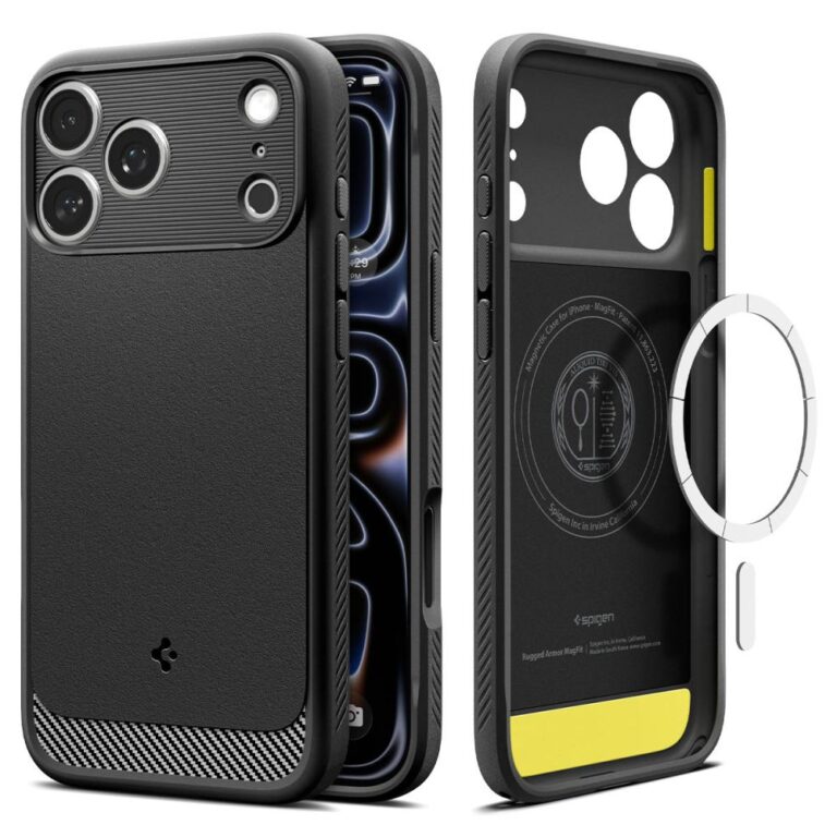 Θήκη Spigen Rugged Armor Magsafe για Apple iPhone 17 Pro Ματ Μαύρη