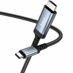 Καλώδιο Hoco UA43 USB-C σε HDMI 4K 30Hz Braided Μαύρο 1.8m