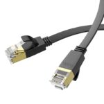 Καλώδιο Δικτύου Hoco US07 General Pure Copper Cat 6 UTP Πλακέ Καλώδιο 1Gbps 10m Μαύρο - Image 4