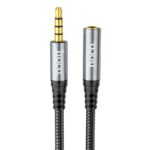 Καλώδιο σύνδεσης Ήχου Hoco UPA20 3.5mm Αρσενικό σε 3.5mm Θηλυκό με Braided Καλώδιο 1m Μαύρο - Image 4