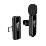 Μικρόφωνο Πέτου Ασύρματο Hoco L20 Fair Lavalier USB-C HD Πλήρως Πολυκατευθυντικό Μικρόφωνο 2.4GHz 60mAh 4h Λειτουργίας 15m Ακτίνα Μαύρο