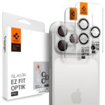 Προστασία Κάμερας Spigen Optik Pro Ez Fit Glass για Apple iPhone 16 Pro 16 Pro Max 17 Pro 17 Pro Max Ασημί 2 Τμχ