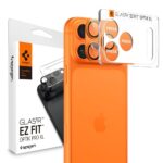 Προστασία Κάμερας Spigen Optik Pro XL Glass Ez Fit για Apple iPhone 17 Pro Max Πορτοκαλί