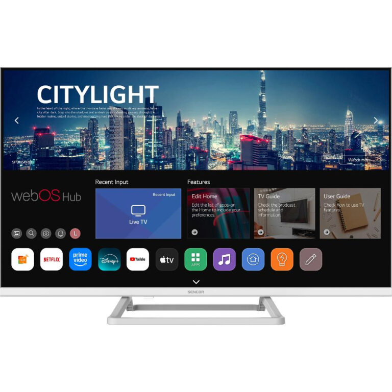 Τηλεόραση Sencor SLE 32S841BW webOS SMART TV HD Ready HDR 10 32"