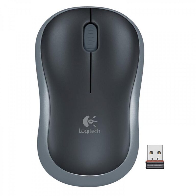 MOUSE LOGITECH WLESS M185 GREY