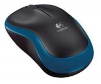 MOUSE LOGITECH WLESS M185 BLUE