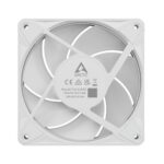 Arctic BioniX P12 A-RGB (White) - 120mm Case Fan with A-RGB - Fluid Dynamic Bearing - PWM Regulated - Image 3