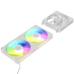 Arctic BioniX P12 A-RGB (White) Pack of 3 - 120mm Case Fan with A-RGB - Fluid Dynamic Bearing - PWM - Image 2