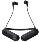 Bluetooth Hands Free Acefast N11 Neckband ENC v6.0 900mAh TF Card 90hrs Αναπαραγωγής με Ενσωματωμένα Ηχεία 1.5W και Δόνηση IPX4 Μαύρα