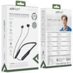 Bluetooth Hands Free Acefast N9 Neckband v6.0 200mAh 32Hrs Αναπαραγωγής IPX4 Μαύρα - Image 2