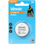 Buttoncell Lithium Vinnic CR3032 3V Τεμ. 1